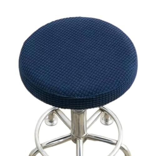 VEAI Elastische runde Barhockerbezüge 25-30cm/30-36cm, Waschbare Hockerbezug Sitzbezüge für runde Hocker - Pflegeleichter Stoff(7#,25-30cm) von VEAI