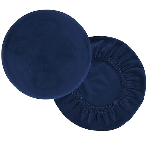 VEAI Hockerbezug Runder 35-40/30-35cm Barhockerbezug Sitzhocker Bezug Stretch Hocker Rund Bezug Runder Stuhlbezug Protector Waschbarer Runder Drehbarer Hocker Schonbezug (Color : 21#, Size : 35-40cm) von VEAI