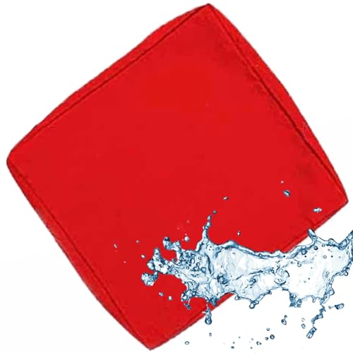 VEAI Outdoor Sofa Seat Cushion Cover Waterproof with Zip, Patio Chair Sofa Cushion Cover Removable Weatherproof, for Garden Furniture Made of Rattan(C9,60x55x10cm) von VEAI