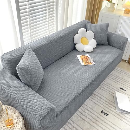 VEAI Polar Fleece Stoff Sofa Abdeckung 1/2/3/4 sitzer Starke Schutzhülle Couch sofacovers Stretch elastische günstige Sofa abdeckungen Handtuch wrap (Color : E, Size : 190-230cm) von VEAI