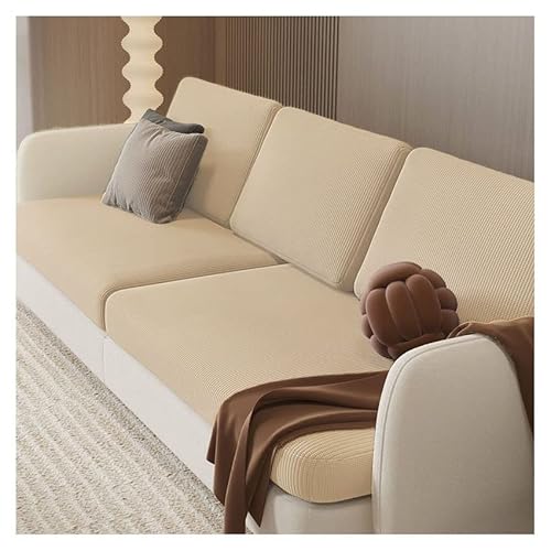 VEAI Sofa Sitzkissenbezug High Stretch Sofa Couch Überzug,Sofabezug U Form Sitzkissenschutz Elastische Couch Kissenbezüge für L-Form Sofa Sitzkissen (Color : E, Size : 65-95cm(26-37in)) von VEAI