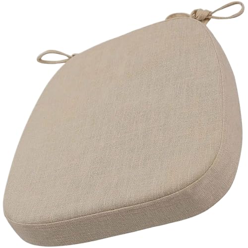 VEAI Stuhlkissen 40x38/43x40cm 3/5/8cm dick Stuhlpolster Sitzkissen mit abnehmbarem Bezug für Esszimmer Küche Büro Garten Stühle(Colour 3,43X40X35X5cm) von VEAI