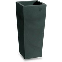 Genesis Quadratische hohe Vase 70 cm - Rauch Grau - Rauch Grau von VECA