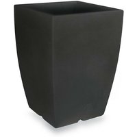 Quadratische Genesis-Vase Anthrazit - 60 cm - Anthrazit von VECA