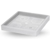 Quadratische Untertasse 35 cm - Erde aus Siena von VECA