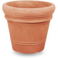 Veca - Ducale Vase mit glatter Doppelkante Anthrazit - 55 cm Veca - Ducale Vase mit glatter Doppelkante Anthrazit - 55 cm von VECA