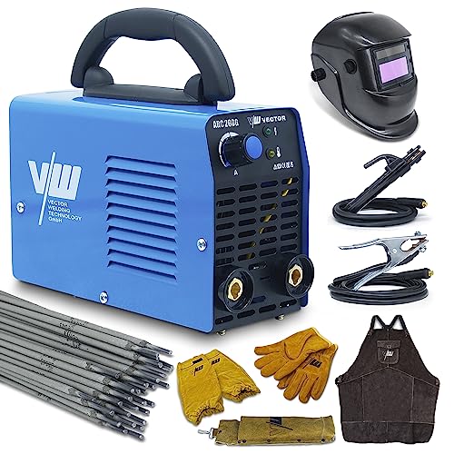 MMA Elektrodenschweißgerät Set | 41-Teilig | 10 bis 200A | ARC200G | Hotstart-Funktion | ARC FORCE | Kompakt & leicht | MMA/STICK/E-HAND | IGBT-Technologie | Vector Welding von VECTOR WELDING