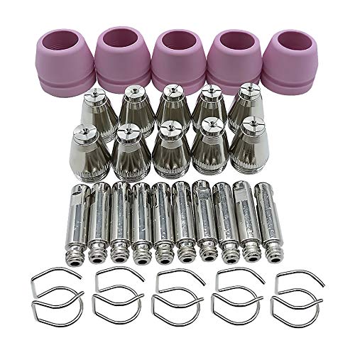 Plasmaschneider Verschleißteile AG-60 - Ersatzteile - Zubehör Set - 30 Teile - VECTOR WELDING von VECTOR WELDING