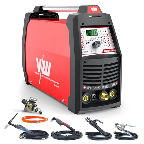 VECTOR WELDING WIG Schweißgerät AC DC 200 A - NewYork 2500, Elektrodenschweißfunktion - Plasmaschneider 50 A - Aluminium schweißen - Pulsfunktion - Gasvor- & Nachlauf VECTOR WELDING WIG Schweißgerät AC DC 200 A - NewYork 2500, Elektrodenschweißfunktion - Plasmaschneider 50 A - Aluminium schweißen - Pulsfunktion - Gasvor- & Nachlauf von VECTOR WELDING