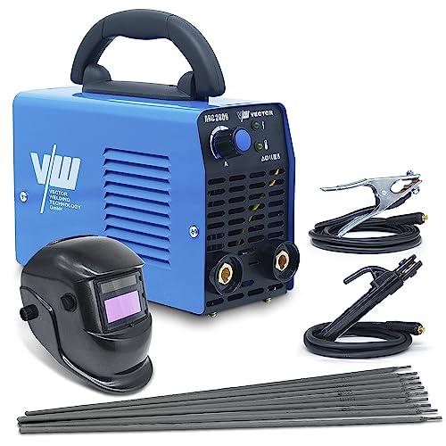 MMA Elektrodenschweißgerät Set | 14-Teilig | 10 bis 200A | ARC200G | Hotstart-Funktion | ARC FORCE | Kompakt & leicht | MMA/STICK/E-HAND | IGBT-Technologie | Vector Welding von VECTOR WELDING