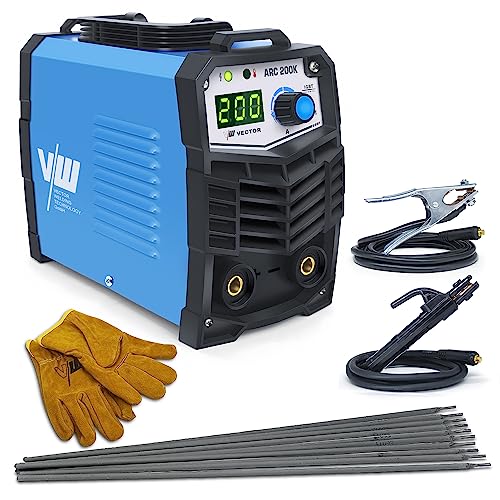 Elektroden Schweißgerät 200 A, MMA Inverter Schweissgerät, Elektroden ARC Welder, ARC200K Elektro Schweißgerät Set von VECTOR
