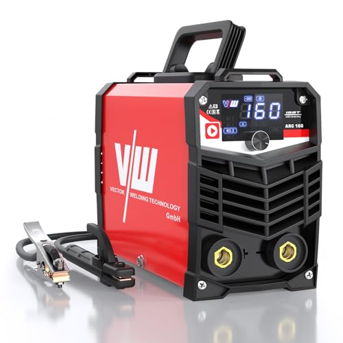 Elektroden Schweißgerät MMA 160A - Schweißgerät Elektrode - Inverter Schweissgerät - Digitales Display - Einsteigergerät- IGBT ARC 160 von VECTOR