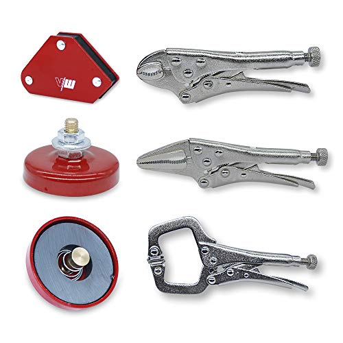 Mini Mehrzweck Schweißwerkzeug - Set mit Zangen Magneten und Winkel - VECTOR WELDING von VECTOR WELDING