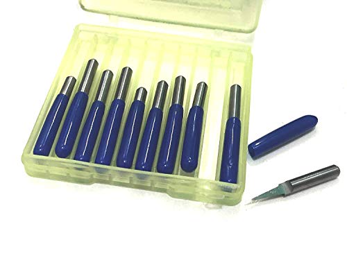VEDA Hartmetall-Gravur Bit 10 Grad 0.1mm CNC-Router-Tools für Leiterplatte 10er Pack VEDA Hartmetall-Gravur Bit 10 Grad 0.1mm CNC-Router-Tools für Leiterplatte 10er Pack von VEDA