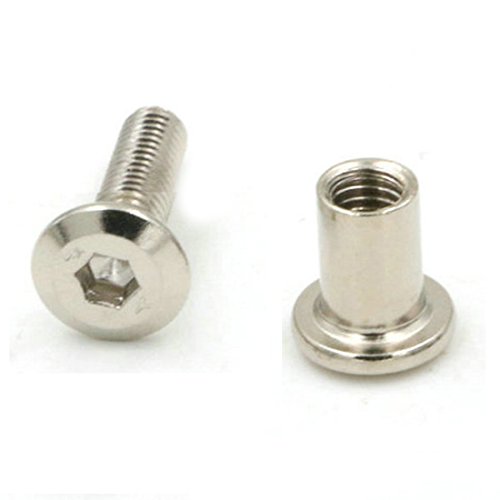 VEDA10 Stück M6 x 10 mm Edelstahl Sechskantschrauben zur Befestigung von Schränken in Küche Schlafzimmer, 10 Stück von VEDA