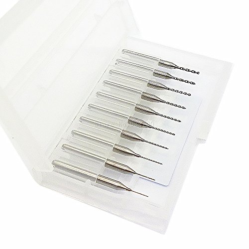 Veda 0.3mm to 1.2mm PCB Printed Circuit Board Carbide Dremel CNC Engraving Bits Set Veda 0.3mm to 1.2mm PCB Printed Circuit Board Carbide Dremel CNC Engraving Bits Set von VEDA