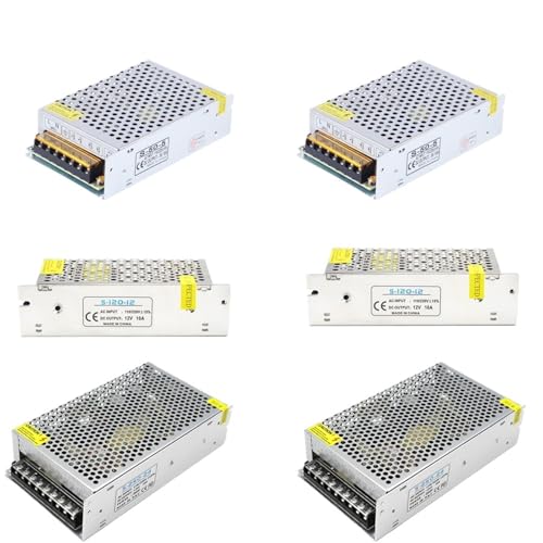 12V 10A Power Supply DC 24V 5V PSU 120W 240W 50W LED Lighting Transformer AC To DC Power Convert For LED Strip Light CCTV Camera(24V 10A) von VEDKHFNWF