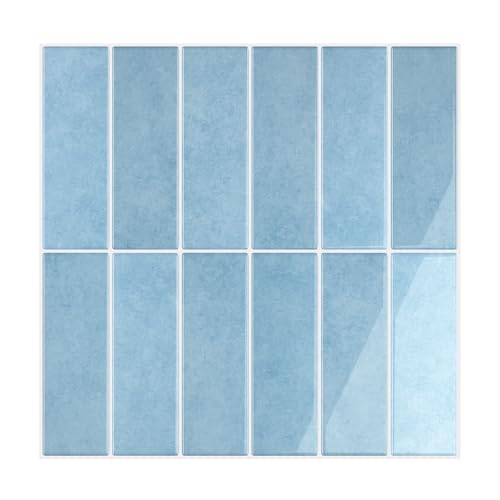 VEELIKE Blaue Wandfliesen Selbstklebend Fliesenaufkleber Küche Klebefliesen Badezimmer Blau Küchenfliesen Überkleben Wasserfest Küchenfolie Rückwand Wäschereien Badfliesen 30.5cm×30.5cm 6 Stück VEELIKE Blaue Wandfliesen Selbstklebend Fliesenaufkleber Küche Klebefliesen Badezimmer Blau Küchenfliesen Überkleben Wasserfest Küchenfolie Rückwand Wäschereien Badfliesen 30.5cm×30.5cm 6 Stück von VEELIKE