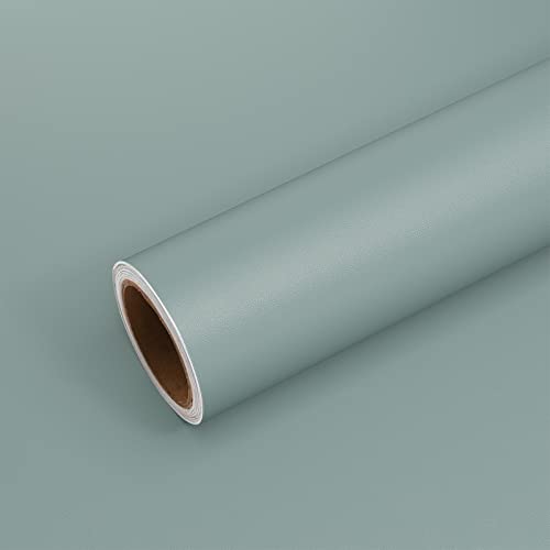 VEELIKE Klebefolie Blau Vintage 40cm×900cm Tapete Blau Möbelfolie Selbstklebend Folie für Möbel Küchentapete Abwaschbar Tapeten Schlafzimmer Schrankaufkleber Wandtapete Badezimmer Wasserfest Tisch von VEELIKE