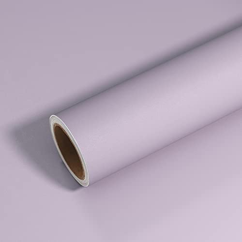 VEELIKE Klebefolie Lila Tapete Selbstklebend Möbelfolie Vintage Tapeten Schlafzimmer Schrankaufkleber Badezimmer Wandtapete für Küche Abwaschbar Küchentapete Retro Dekorfolie Möbel 40cmx300cm von VEELIKE