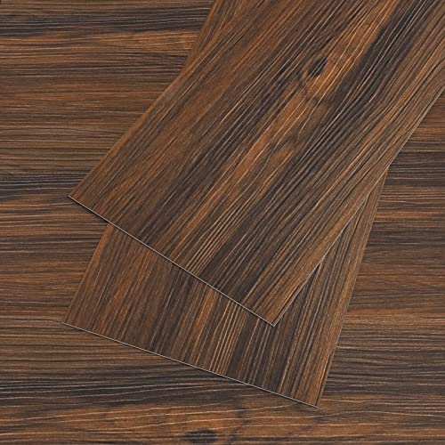 VEELIKE PVC Bodenbelag Holzoptik Braun Vintage Vinylboden Selbstklebend Fliesenaufkleber Boden Badezimmer Klebefliesen Boden Schlafzimmer Vynilbodenbelag Bodenfliesen Wohnzimmer 90cm×15cm 36 Stück VEELIKE PVC Bodenbelag Holzoptik Braun Vintage Vinylboden Selbstklebend Fliesenaufkleber Boden Badezimmer Klebefliesen Boden Schlafzimmer Vynilbodenbelag Bodenfliesen Wohnzimmer 90cm×15cm 36 Stück von VEELIKE