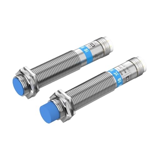 1 Stück induktiver Näherungsschalter-Sensor NPN PNP M12-Anschluss 4-poliger Plug-in-Serie bündig nicht bündig DC AC Schaltabstand 2 mm 4 mm(2MM DC3-wire PNP NO) von VEFJVAIO