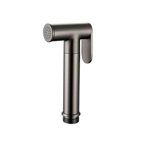 Messing Bidet Wasserhahn Handbrause Bidet Sprayer Set for Toilette Handbrause Badezimmer Sprayer Hygiene Dusche weiß(Round Grey) von VEFJVAIO