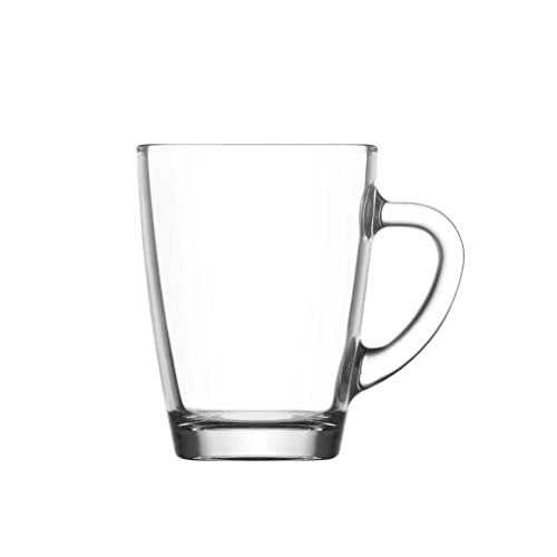 Vega 62506 Set mit 6 Gläsern mit Griff, 300 ml, Glas von Lav