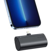 Power Bank PlugOn - 5000mAh mit Build Connector für iPhone Anschlüsse pd 20W Schwarz (W0556P) - Veger von VEGER