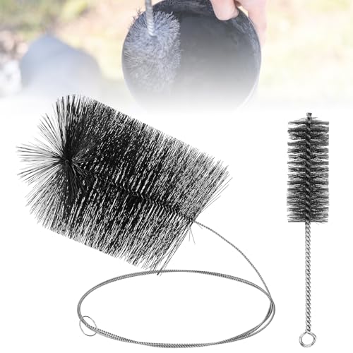 2 Stück Ofenrohrbürste Set: Ofenbürste Kaminbürste ø 150 mm/180 mm Länge 170 mm, Kaminbesen Mit Flexstange, Ofenrohrbürste Schornsteinbesen Set Für Schornstein Kamin Ofenrohr Rauchrohr Reinigung 2 Stück Ofenrohrbürste Set: Ofenbürste Kaminbürste ø 150 mm/180 mm Länge 170 mm, Kaminbesen Mit Flexstange, Ofenrohrbürste Schornsteinbesen Set Für Schornstein Kamin Ofenrohr Rauchrohr Reinigung von VEGOATY