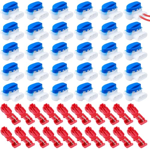 30 Stück Kabelverbinder Wasserdicht 3 Polig Kabelverbinder für Mähroboter, 314 Verbindungsklemmen 20 Stück Kabelklemmen Anschlussklemmen, Kabel Verbinder für Gardena Mähroboter von VEGOATY