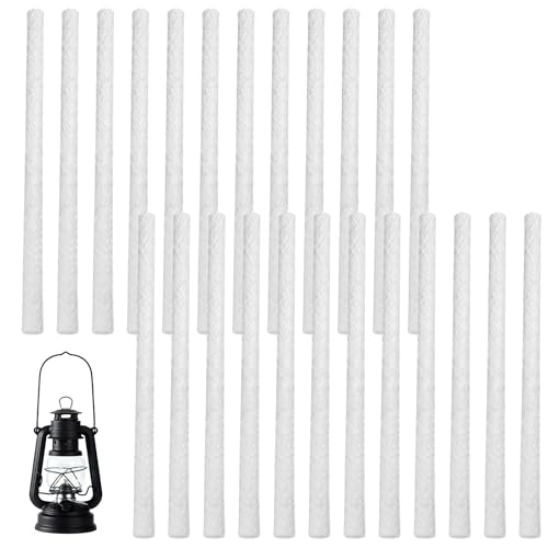 Glasfaserdocht 24 Stück - 1,27cm X 25cm Dauerdocht Für Kerzenfresser, öllampen & Gartenleuchten - Fiberglasstäbe Rauchfrei, Hitzebeständig - Ideal Für Weinflaschen Tiki Fackeln Und Außenbeleuchtung Glasfaserdocht 24 Stück - 1,27cm X 25cm Dauerdocht Für Kerzenfresser, öllampen & Gartenleuchten - Fiberglasstäbe Rauchfrei, Hitzebeständig - Ideal Für Weinflaschen Tiki Fackeln Und Außenbeleuchtung von VEGOATY
