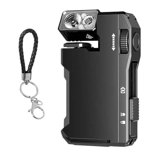 VEGOATY G5 Edc Flashlight,400 Lumens G5 Rechargeable EDC Flashlight Mit Keychain, 3 Modi 180° Drehbar Superhelle Magnetische Hochlumen-Lampe,Tragbares Mini Taschenlampe für Outdoor CampingWanderungen VEGOATY G5 Edc Flashlight,400 Lumens G5 Rechargeable EDC Flashlight Mit Keychain, 3 Modi 180° Drehbar Superhelle Magnetische Hochlumen-Lampe,Tragbares Mini Taschenlampe für Outdoor CampingWanderungen von VEGOATY