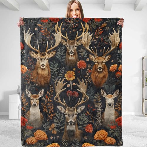VEGlkj Bunte Blumen-Überwurfdecke – Plüsch, weich und gemütlich, leichte Flanelldecke, warm und flauschig für Tierliebhaber, perfekt für Couch, Sofa, Bett, Reisen, Büro – 127 x 152,4 cm VEGlkj Bunte Blumen-Überwurfdecke – Plüsch, weich und gemütlich, leichte Flanelldecke, warm und flauschig für Tierliebhaber, perfekt für Couch, Sofa, Bett, Reisen, Büro – 127 x 152,4 cm von VEGlkj