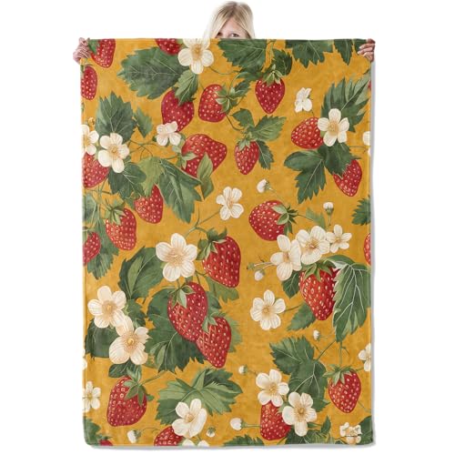 VEGlkj Flanell-Überwurf mit Aquarell-Blumenmuster, 127 x 152,4 cm, zartrosa, korallenrote und burgunderrote Blumen auf cremefarbenem Hintergrund, gemütlich, leicht, Überwurf für Damen, Mädchen VEGlkj Flanell-Überwurf mit Aquarell-Blumenmuster, 127 x 152,4 cm, zartrosa, korallenrote und burgunderrote Blumen auf cremefarbenem Hintergrund, gemütlich, leicht, Überwurf für Damen, Mädchen von VEGlkj