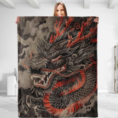 VEGlkj Niedliche Elefanten-Überwurfdecke für Damen und Herren – weicher Plüsch-Flanell, bequem und leicht, warm und flauschig für Couch, Schlafzimmer, Reisen, Bett, Wohnzimmer und Outdoor, 127 x 152 von VEGlkj