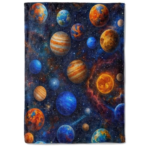 VEGlkj Niedliche Otter-Fleecedecke, 127 x 152,4 cm, mit Herzen und Blumen, bezaubernde Pastell-Cartoon-Überwurfdecke, weich, gemütlich, leicht, ideal für Bett, Wohnzimmer, Heimdekoration von VEGlkj