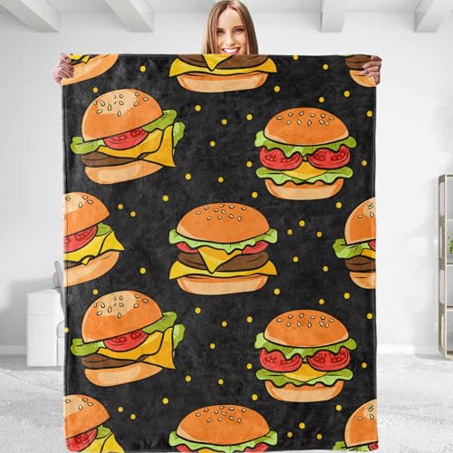 VEGlkj Plüsch-Überwurfdecke mit Karotten und Blumen, weich, bequem, leicht, warm und flauschig, für Männer und Jungen, perfekt für Couch, Schlafzimmer, Reisen, Bett, 127 x 152,4 cm VEGlkj Plüsch-Überwurfdecke mit Karotten und Blumen, weich, bequem, leicht, warm und flauschig, für Männer und Jungen, perfekt für Couch, Schlafzimmer, Reisen, Bett, 127 x 152,4 cm von VEGlkj