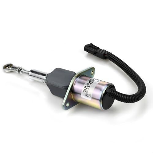 VehiclePro 3930233 Kraftstoffabschalt-Magnetspule, 12 V Kraftstoffabschalt-Magnetventil, SA-4335-12 3923680 für Cummins-Motor 6BT 5,9 l & 6 CT 8,3 l Komatsu PC300-7 Gehäuse 8940 Hyundai R300 VehiclePro 3930233 Kraftstoffabschalt-Magnetspule, 12 V Kraftstoffabschalt-Magnetventil, SA-4335-12 3923680 für Cummins-Motor 6BT 5,9 l & 6 CT 8,3 l Komatsu PC300-7 Gehäuse 8940 Hyundai R300 von VEHICLEPRO