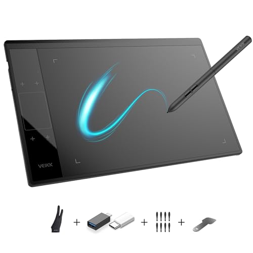 Drawing Tablet VEIKK A30V2,10x6 Zoll Grafiktablett mit 8192 Druckstufen Stift,Zeichentablett mit 4 Sensortasten und einem Gestenpad,Das fur Zeichnung/Design/Online-Bildung/Bearbeitung Drawing Tablet VEIKK A30V2,10x6 Zoll Grafiktablett mit 8192 Druckstufen Stift,Zeichentablett mit 4 Sensortasten und einem Gestenpad,Das fur Zeichnung/Design/Online-Bildung/Bearbeitung von VEIKK