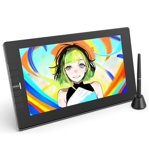 Grafiktablett mit Display • VEIKK VK1200 1,6 Zoll Zeichentablett mit Display • 6 Shortcut-Tasten und Batterie-freiem Stylus und Tablet-Ständer für Künstler, Studenten und Anfänger Grafiktablett mit Display • VEIKK VK1200 1,6 Zoll Zeichentablett mit Display • 6 Shortcut-Tasten und Batterie-freiem Stylus und Tablet-Ständer für Künstler, Studenten und Anfänger von VEIKK