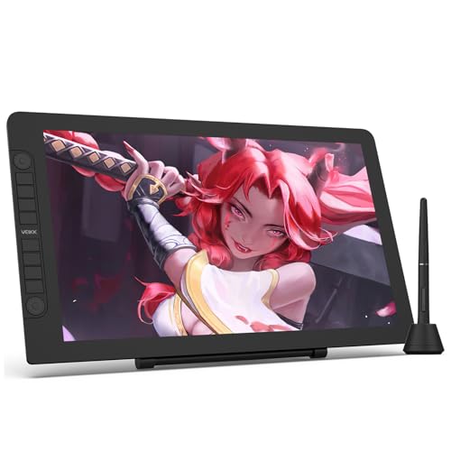 VEIKK Studio VK2200 Pro Grafiktablett mit Bildschirm, 21.5 Zoll FHD IPS Pen Display mit 8192 Passiv-Stift, 8 Schnelltasten und verstellbarem Ständer, Kompatibel mit Windows Mac, Linux VEIKK Studio VK2200 Pro Grafiktablett mit Bildschirm, 21.5 Zoll FHD IPS Pen Display mit 8192 Passiv-Stift, 8 Schnelltasten und verstellbarem Ständer, Kompatibel mit Windows Mac, Linux von VEIKK