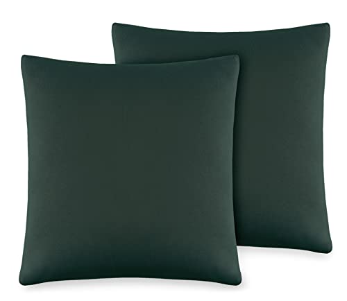 VEL VET HOME VelvetHome Deluxe 2er Set Kissenbezug 40x40 cm Made in EU Hohe Qualität Kopfkissenbezug mit Reißverschluss 100% Baumwolle Kissenhülle 40x40 Dunkelgrün VEL VET HOME VelvetHome Deluxe 2er Set Kissenbezug 40x40 cm Made in EU Hohe Qualität Kopfkissenbezug mit Reißverschluss 100% Baumwolle Kissenhülle 40x40 Dunkelgrün von VEL VET HOME