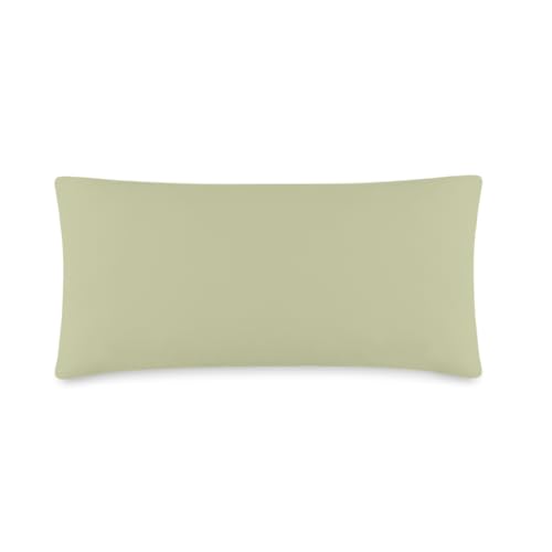 VelvetHome Deluxe Kissenbezug 40x80 cm 1teilig Made in EU Hohe Qualität Kopfkissenbezug mit Reißverschluss 100% Baumwolle Kissenhülle 40x80 Grün VelvetHome Deluxe Kissenbezug 40x80 cm 1teilig Made in EU Hohe Qualität Kopfkissenbezug mit Reißverschluss 100% Baumwolle Kissenhülle 40x80 Grün von VEL VET HOME