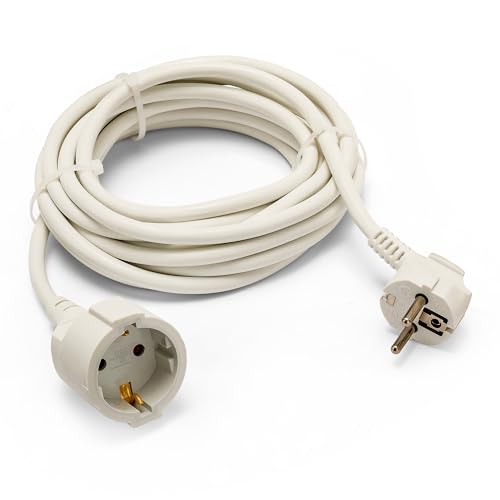 Schuko-Standard-Verlängerungskabel, 5 Meter, 16A, H05VV-F3G1,5MM2, GS Schuko-Standard-Verlängerungskabel, 5 Meter, 16A, H05VV-F3G1,5MM2, GS von Velamp