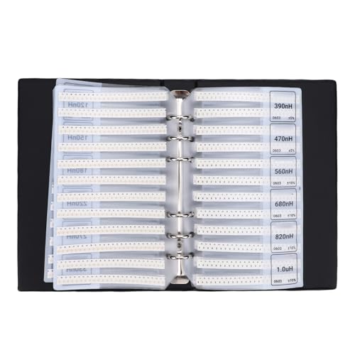 VELATEMOR 0603 Induktor -Probenbuch, 64 VVALUESX50PCS Multilayer Inductor Sorthed Kit für Schaltungsabweis, Reparatur, Lehre, Elektronikversuche VELATEMOR 0603 Induktor -Probenbuch, 64 VVALUESX50PCS Multilayer Inductor Sorthed Kit für Schaltungsabweis, Reparatur, Lehre, Elektronikversuche von VELATEMOR