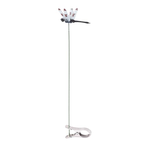 VELATEMOR 10er-Pack Libellenclips,3D-Libelle,verbesserte Befestigungsclips,Abwehr von Pferdefliegen-Decor,Verwendung für Gartenhüte,Haustiere,wasserdicht,für drinnen und draußen (Black) von VELATEMOR