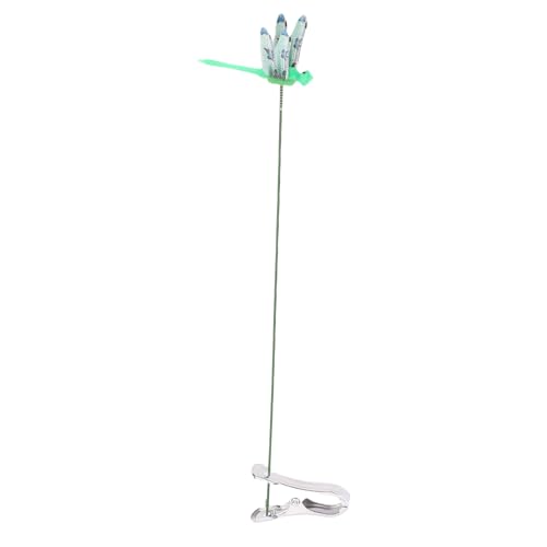 VELATEMOR 10er-Pack Libellenclips,3D-Libelle,verbesserte Befestigungsclips,Abwehr von Pferdefliegen-Decor,Verwendung für Gartenhüte,Haustiere,wasserdicht,für drinnen und draußen (Green) von VELATEMOR