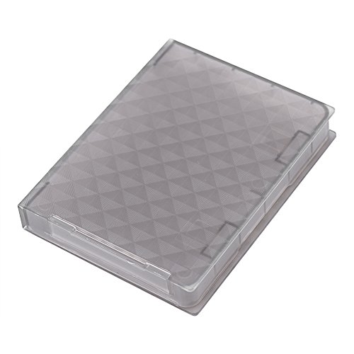 VELATEMOR 2,5 -Zoll -Speicherbox für Festplattenantrieb, 2,5 -Zoll -Hartscheiben -Festplatten -SSD -Speicherbox für 2,5 "Festplattenantrieb und SSD (Grey) von VELATEMOR