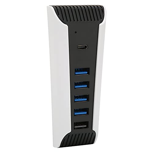 VELATEMOR 5 in 1 USB -Splitter, Einfach zu Verwenden USB -Hub für die Konsole von VELATEMOR
